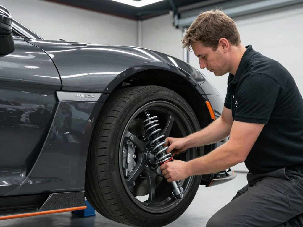 Sportwagen Fahrwerk Tuning