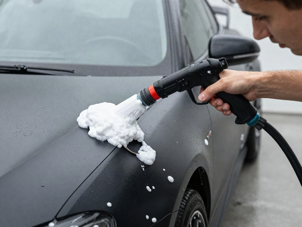Mattlack Sportwagen pflegen