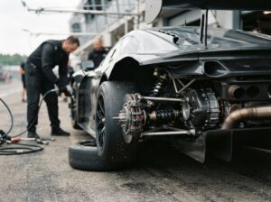 Rennwagen oder Sportwagen