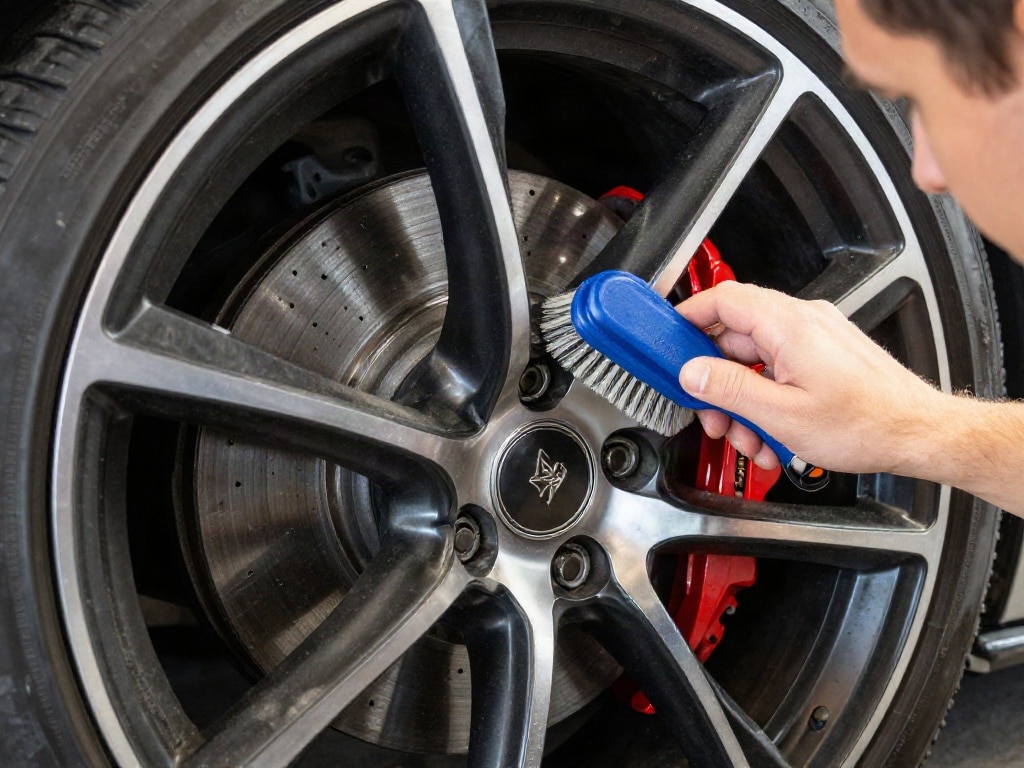 Sportwagen Felgen reinigen