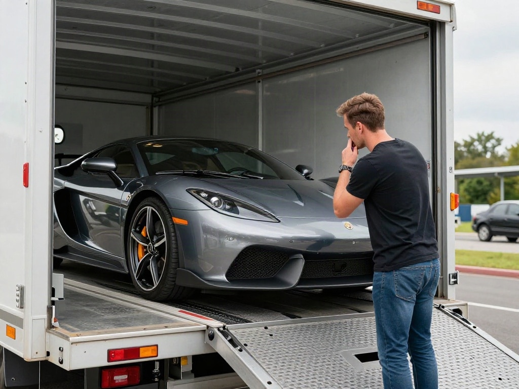 Sportwagen transportieren